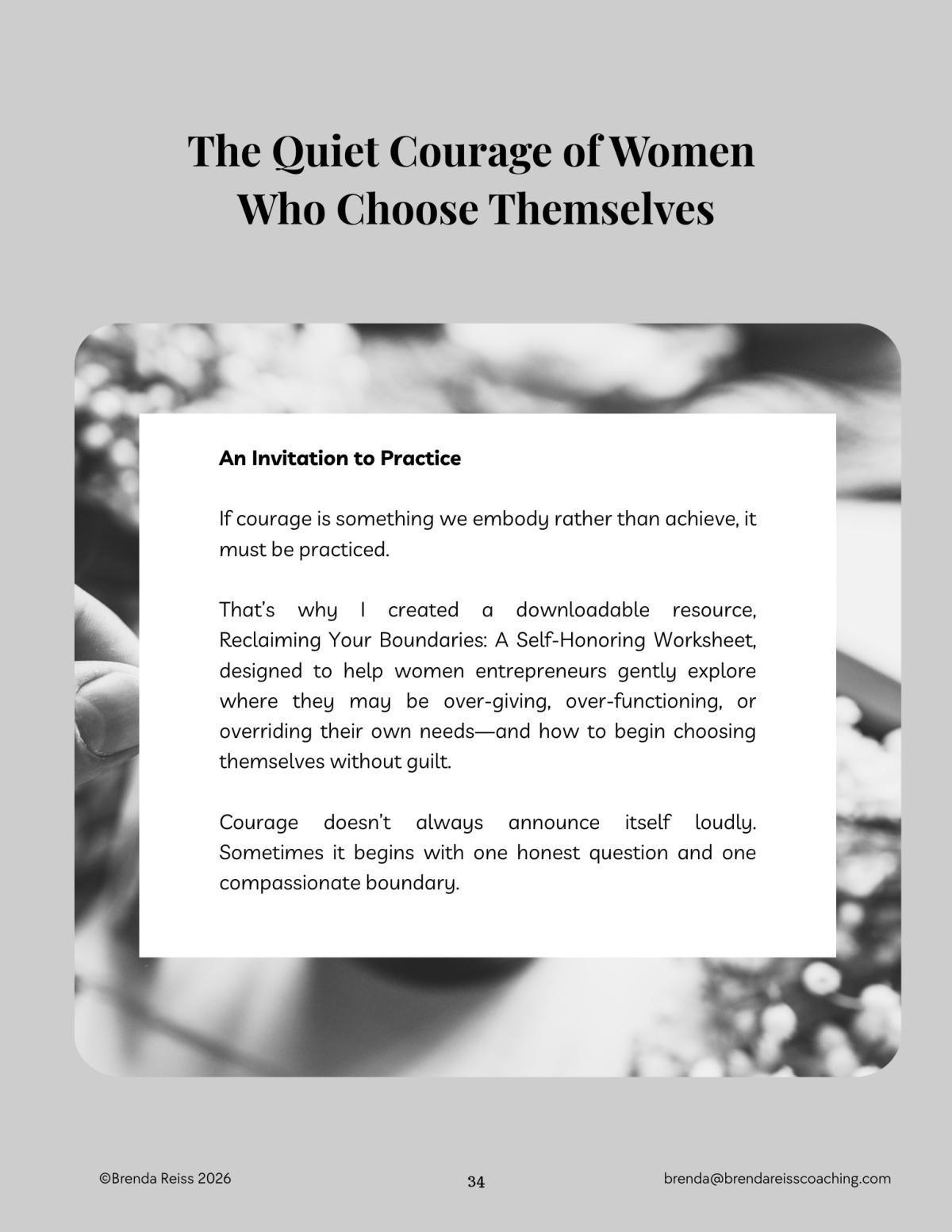 The Quiet Courage of Women Who Choose Themselves