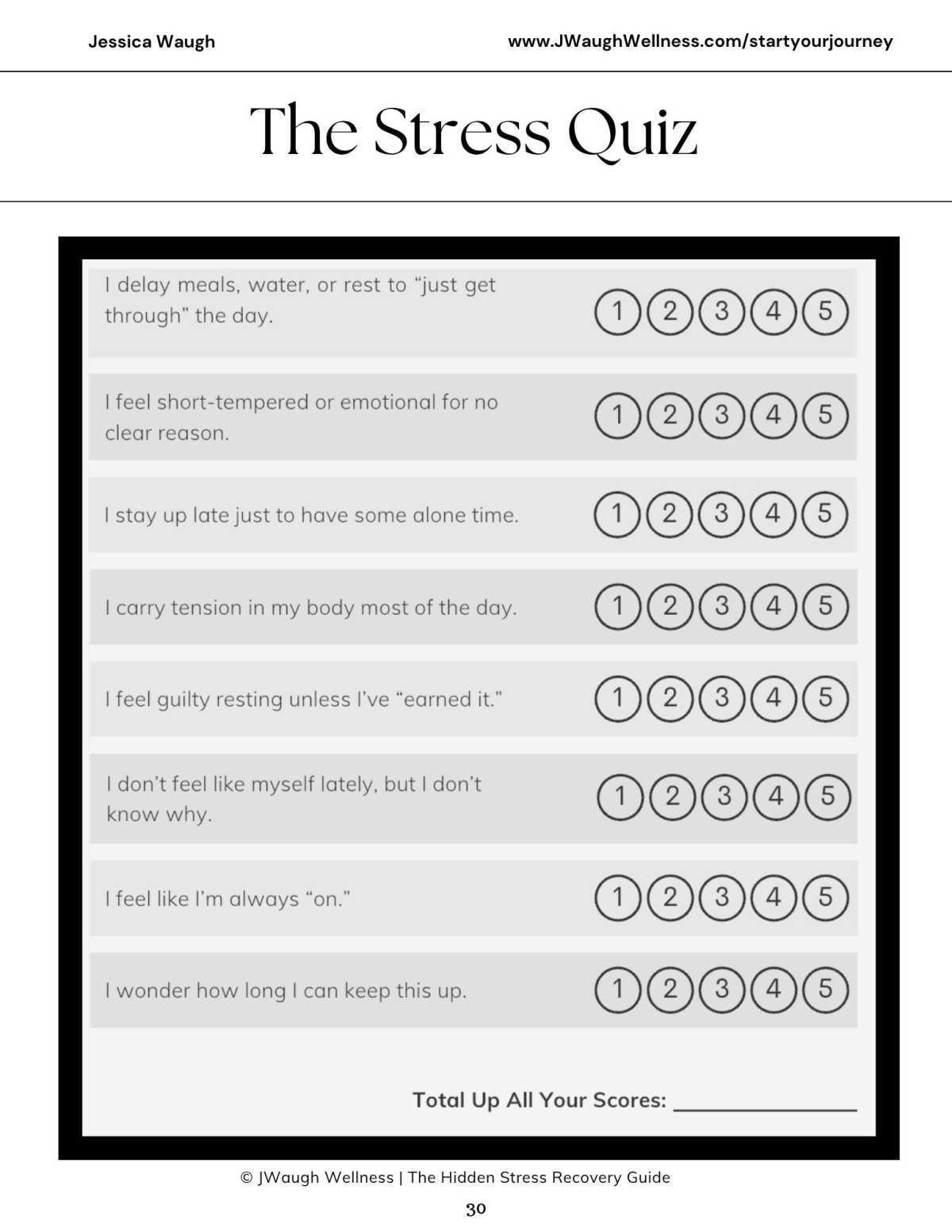 The Hidden Stress Recovery Guide