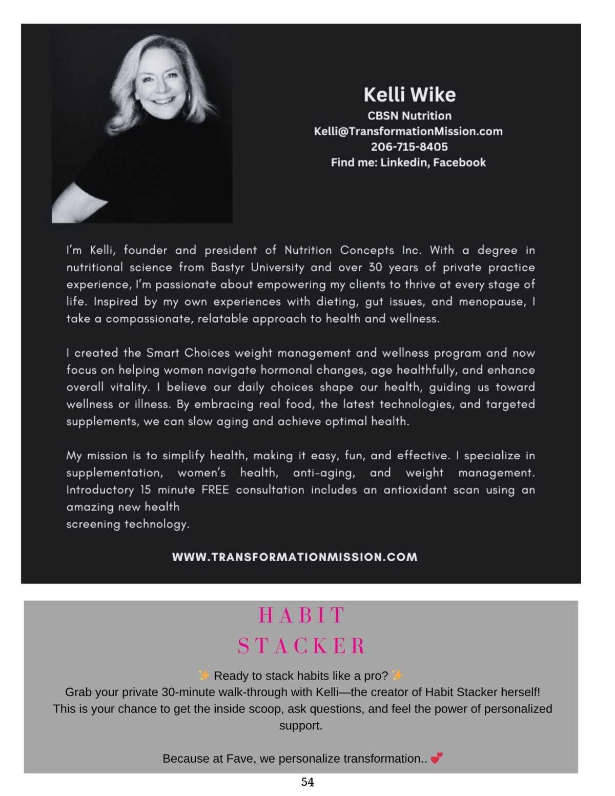 Habit Stacker with Kelli Wike