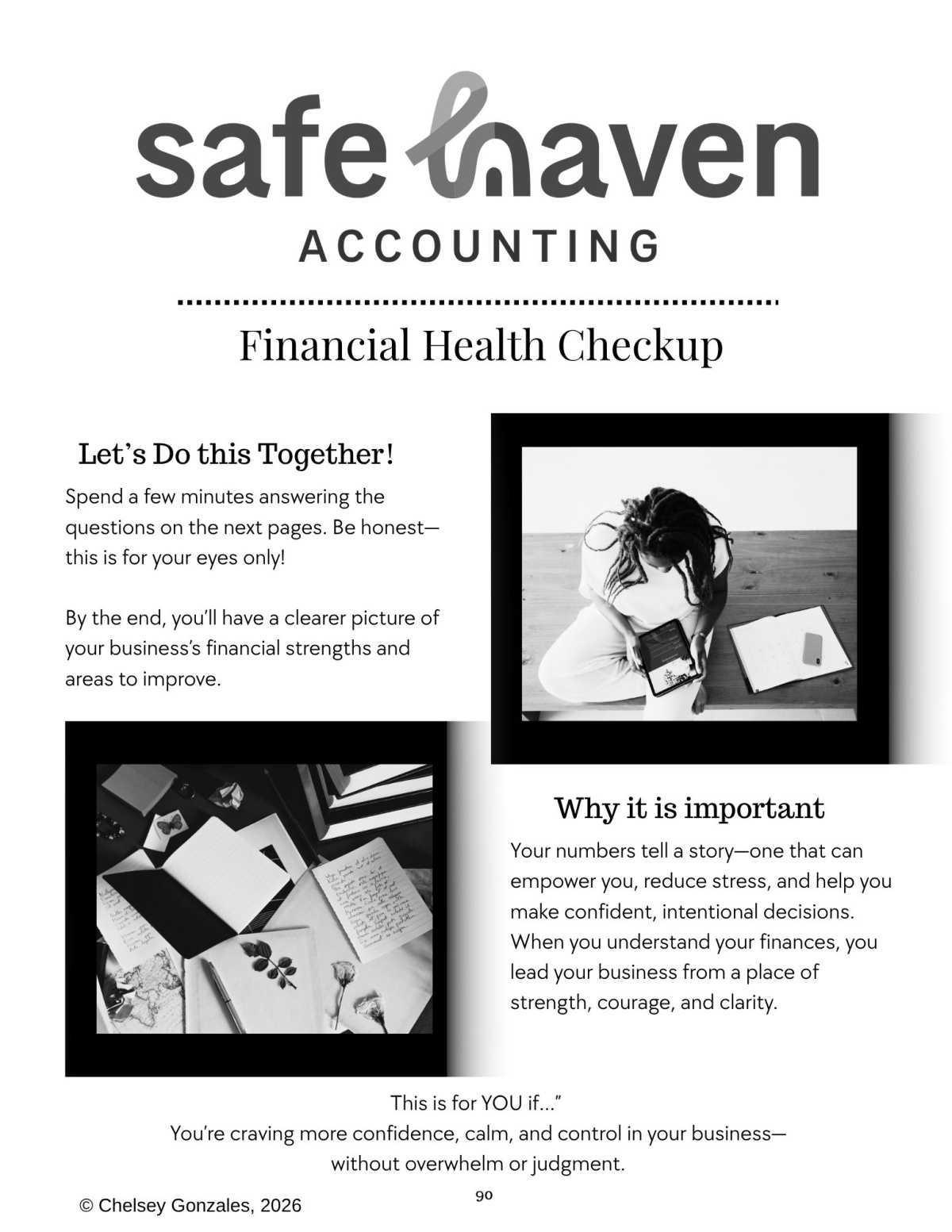 Chelsea Gonzalez - Business Financial Check-Up