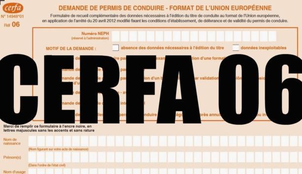 Cerfa06 Comment Obtenir Ou Renouveler Un Permis De Conduire
