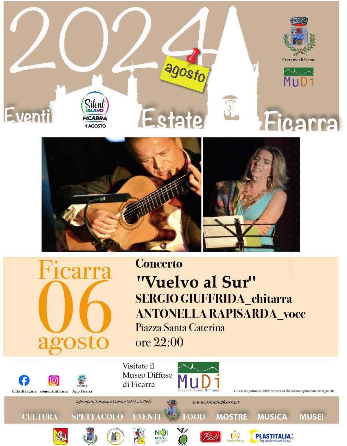 Concerto "Vuelvo Al Sur" (inizio Ore 22.00)...