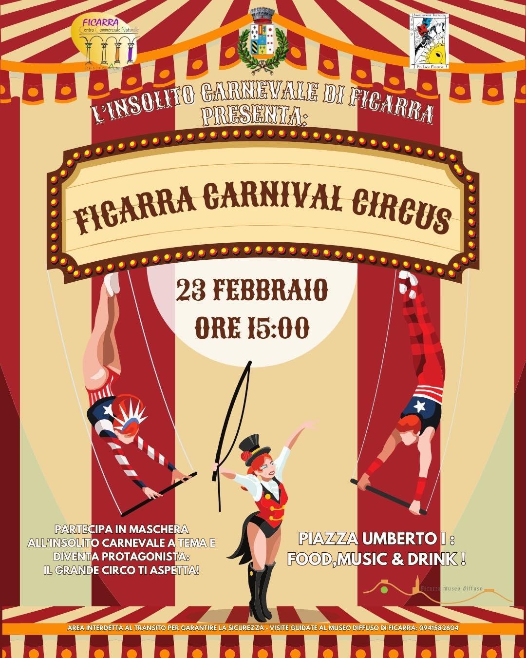 Insolito Carnevale Ficarra - (a partire dalle ore 15.00-23 febbraio) Insolito Carnevale Ficarra - (a partire dalle ore 15.00-23 febbraio)