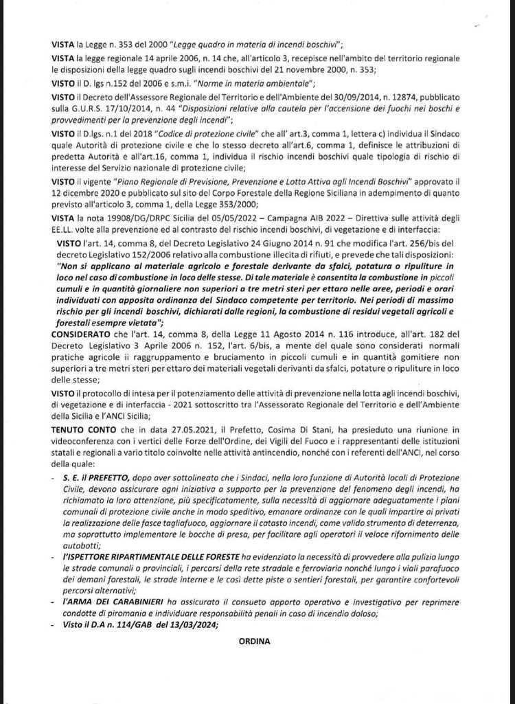 Ordinanza n.27 del 20.05.2025