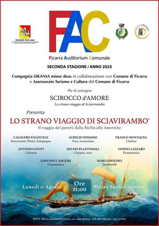 Lo Strano Viaggio di Sciavirambò ( Inizio ore 21.30)
