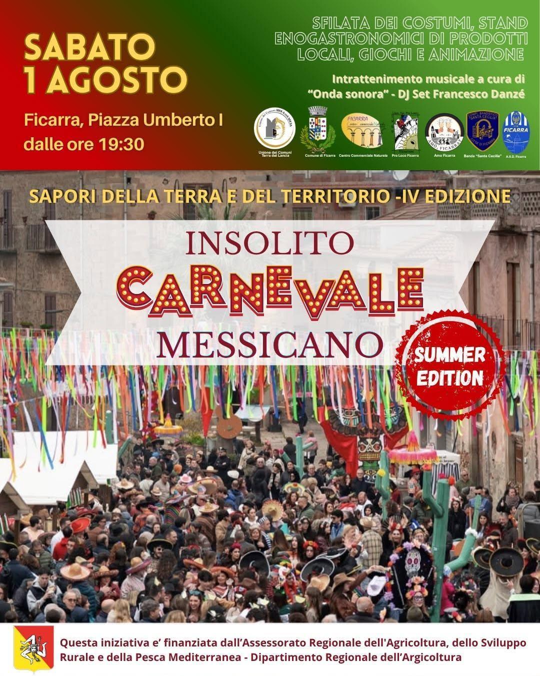 Sapori della terra e del territorio IV Edizione - Carnevale Estivo (Inizio ore 20.30)