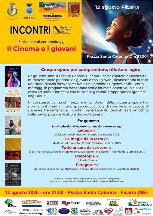 SPAZIO ARTE 2026 – "Il Cinema e i Giovani" (Inizio ore 21.00)