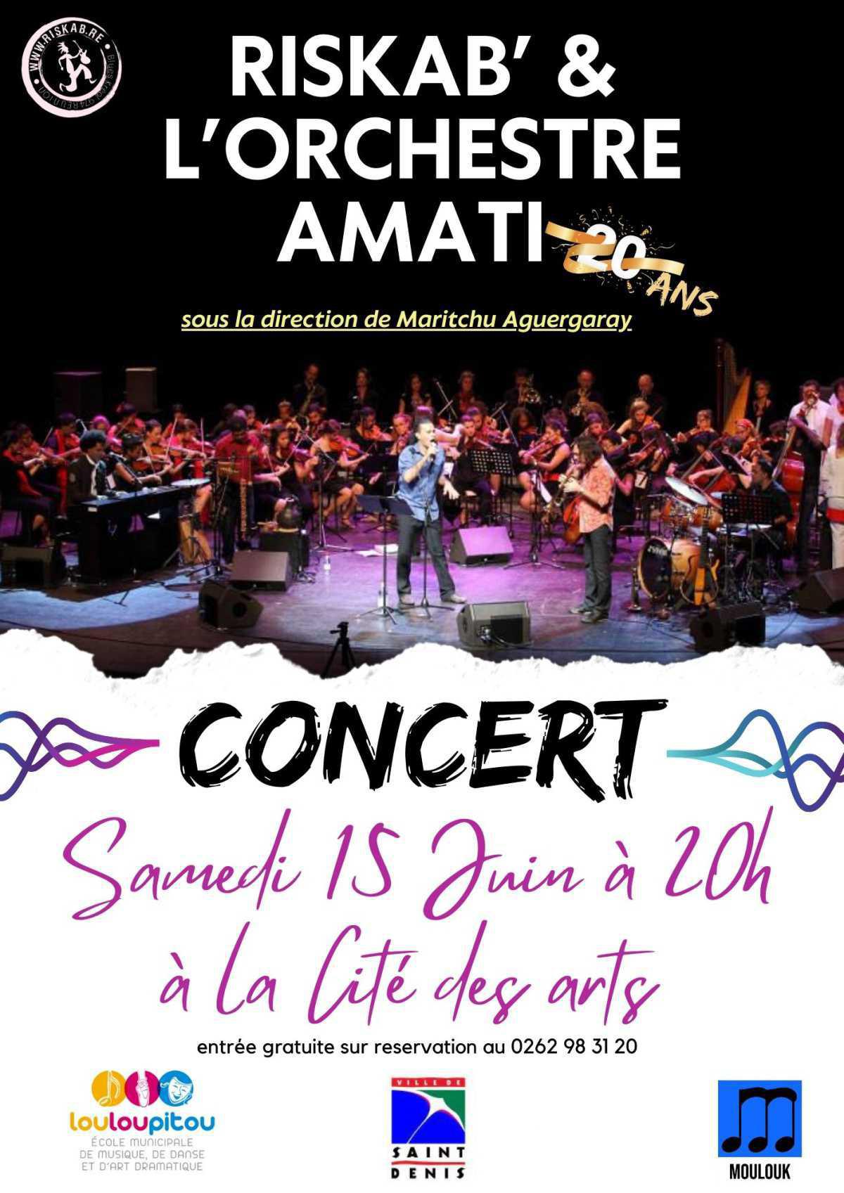 Riskab & l'orchestre AMATI en concert Riskab & l'orchestre AMATI en concert