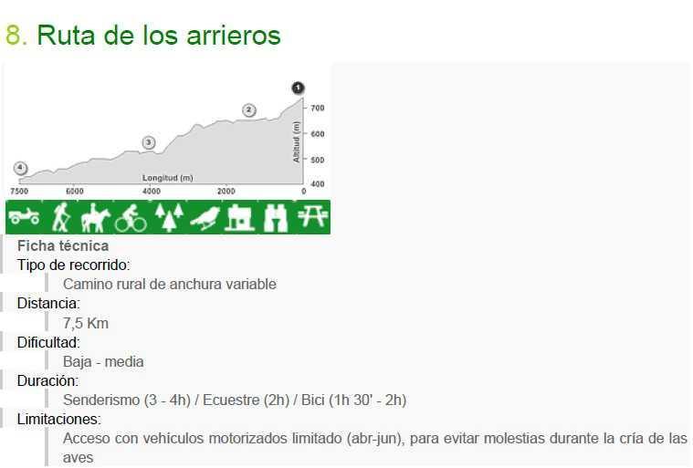 8. Ruta de los Arrieros