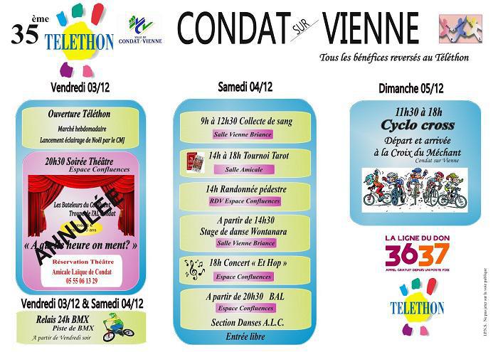 TELETHON 2021 : consultez le programme ici