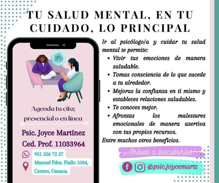 PSICÓLOGA LIVIA JOYCE MARTÍNEZ BLAS PSICÓLOGA LIVIA JOYCE MARTÍNEZ BLAS