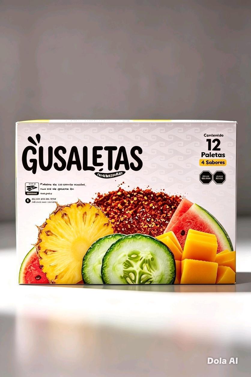 CAJA GUSALETAS - 12 Piezas CAJA GUSALETAS - 12 Piezas