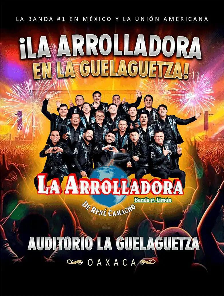 LA ARROLLADORA BANDA EL LIMON EN LA GUELAGUETZA