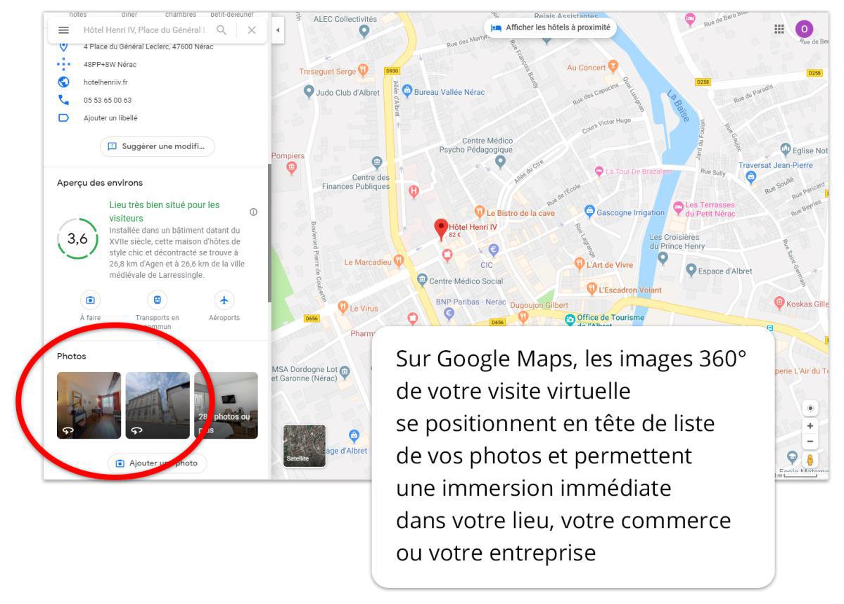 La visite virtuelle Street View 