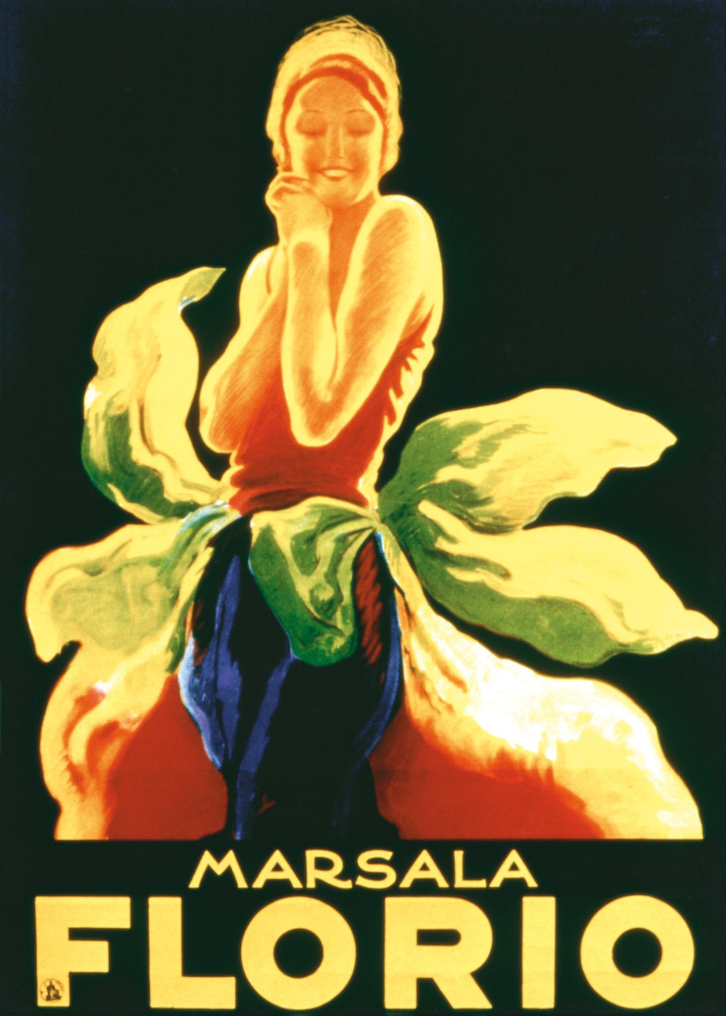 Marcello Dudovich, manifesto Marsala Florio, 1925, Archivio Cantine Florio