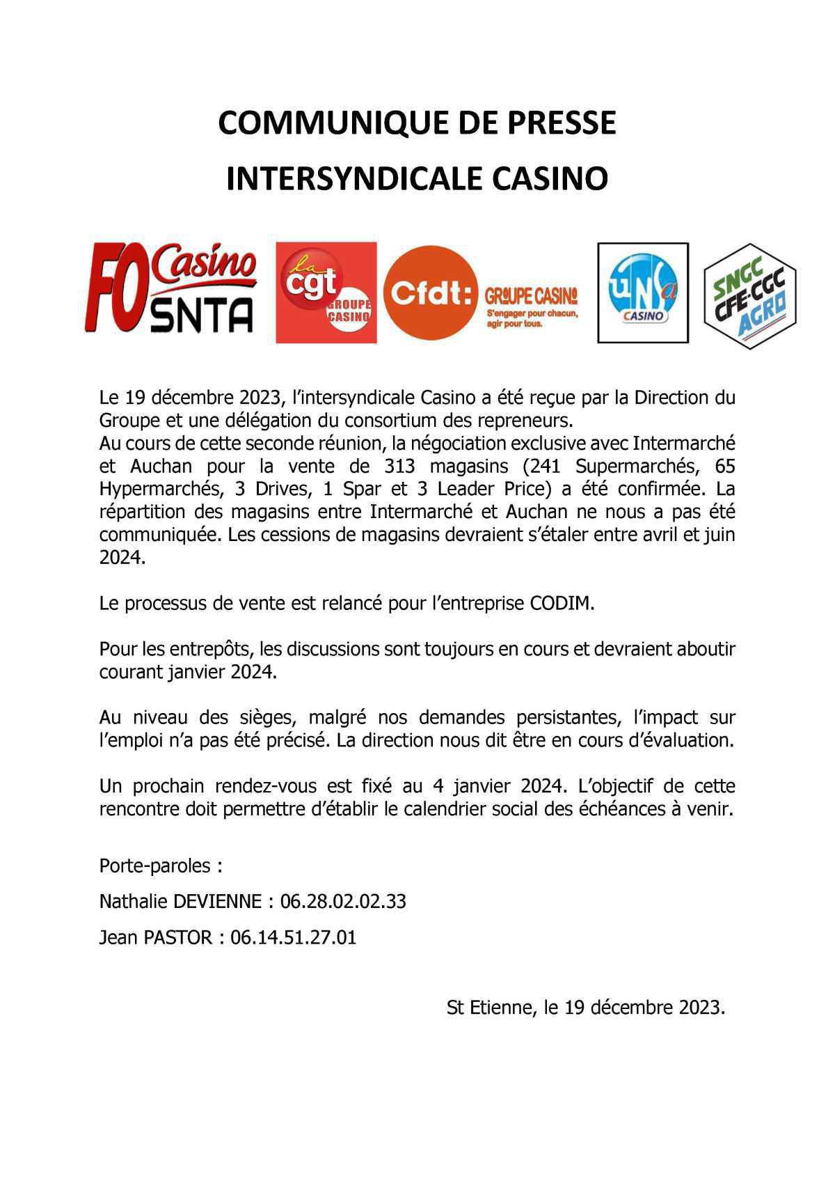 REUNION CONSORTIUM 19 Déc. 2023 REUNION CONSORTIUM 19 Déc. 2023