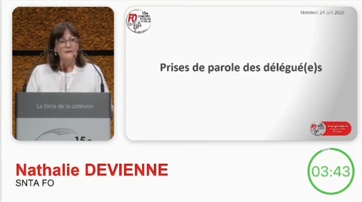 📢 FO SNTA au congrès de la FGTA-FO