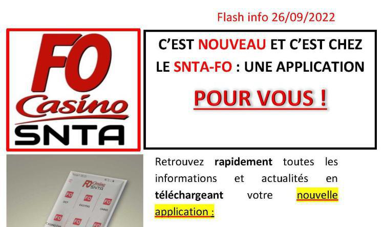 Lancement application mobile SNTA-FO