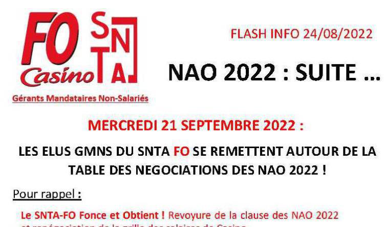 NAO 2022 - La suite