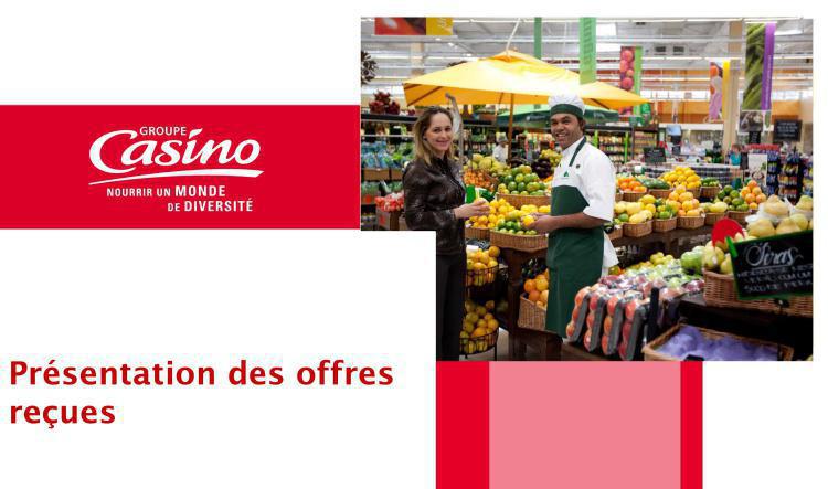 Communiqué offres reçues - Groupe Casino