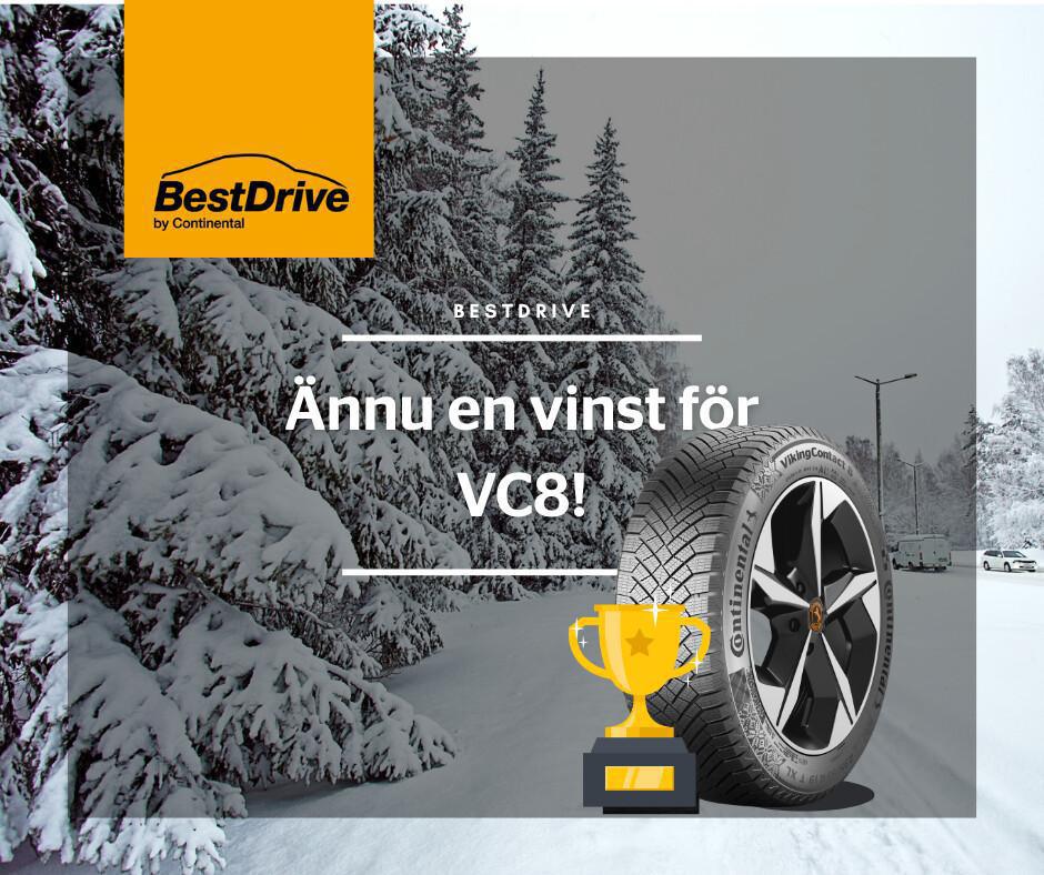 Vinterdäckstesterna 2025/26 – VC 8 tar hem segern!