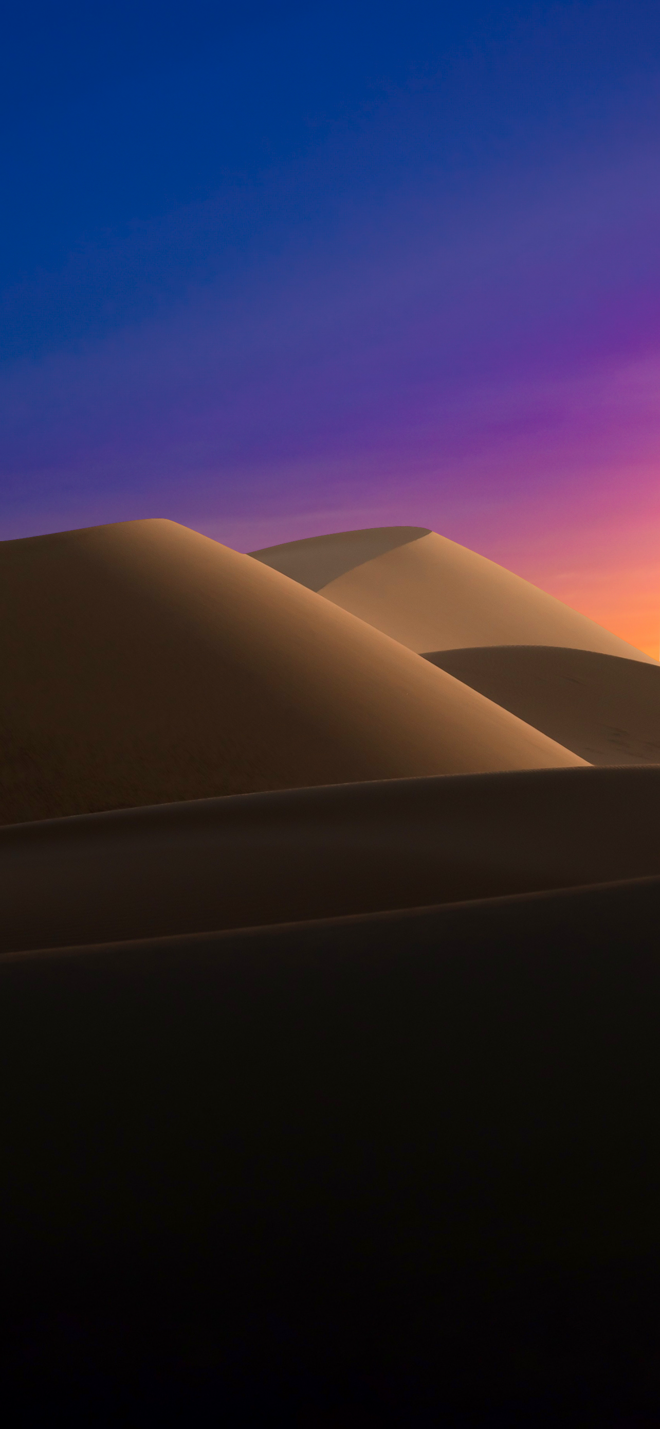 Pink-purple-gradient-desert-dunes-for-iPhone