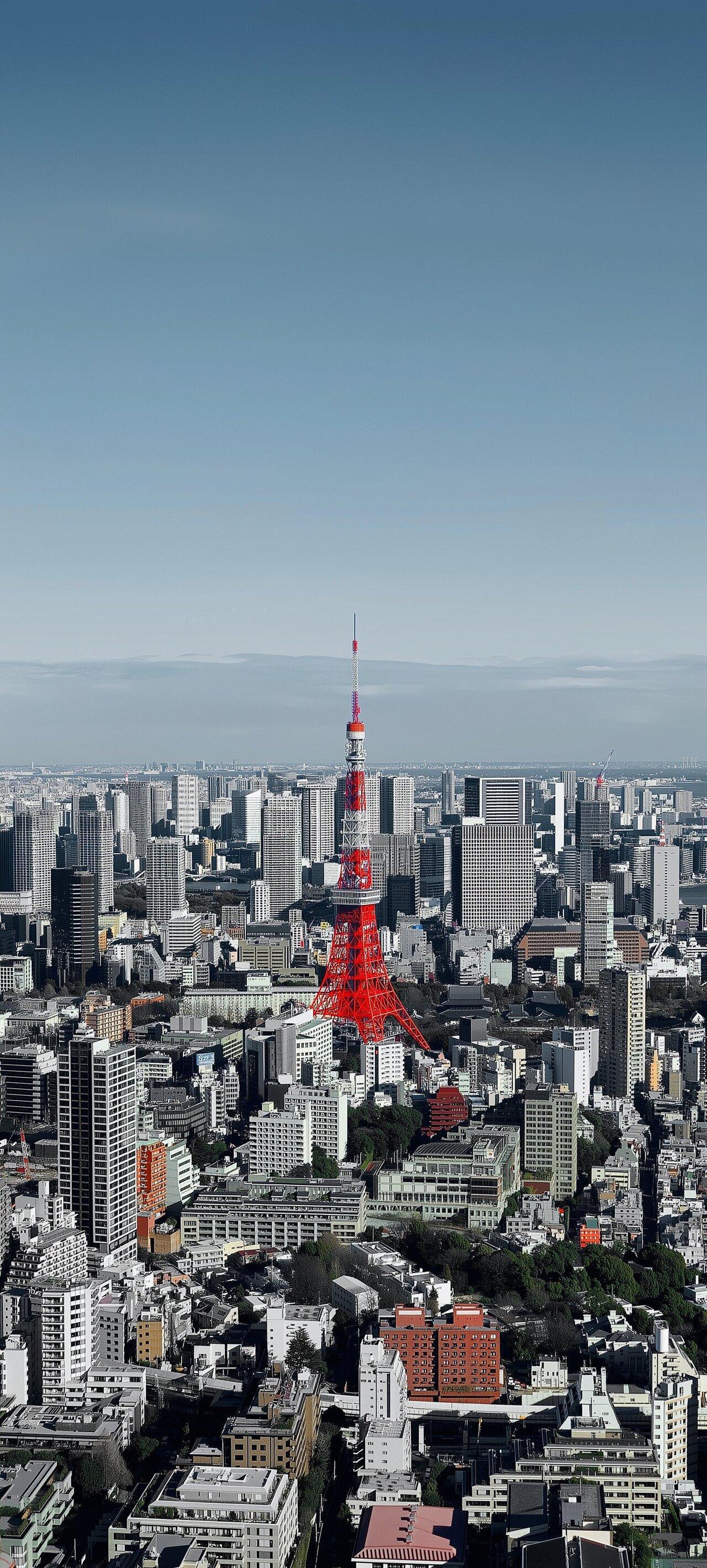 Tokyo-Tower-Wallpaper-by-@Paperoidd