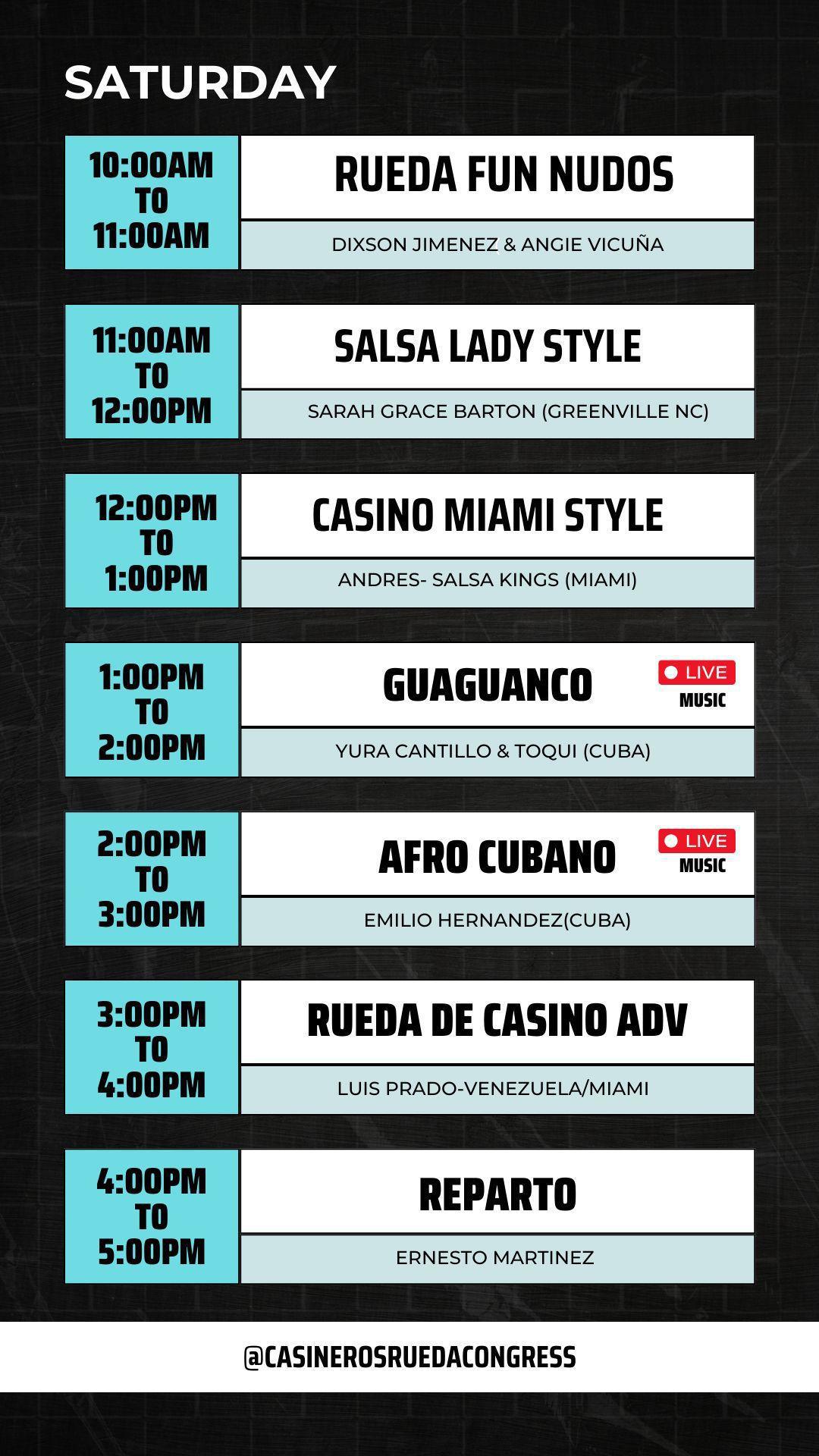 Casinero's Rueda Congress
