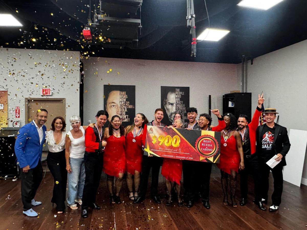 VICTORY! Samuel proved to himself that anything is possible in 3 months by participating and winning a Rueda competition! 