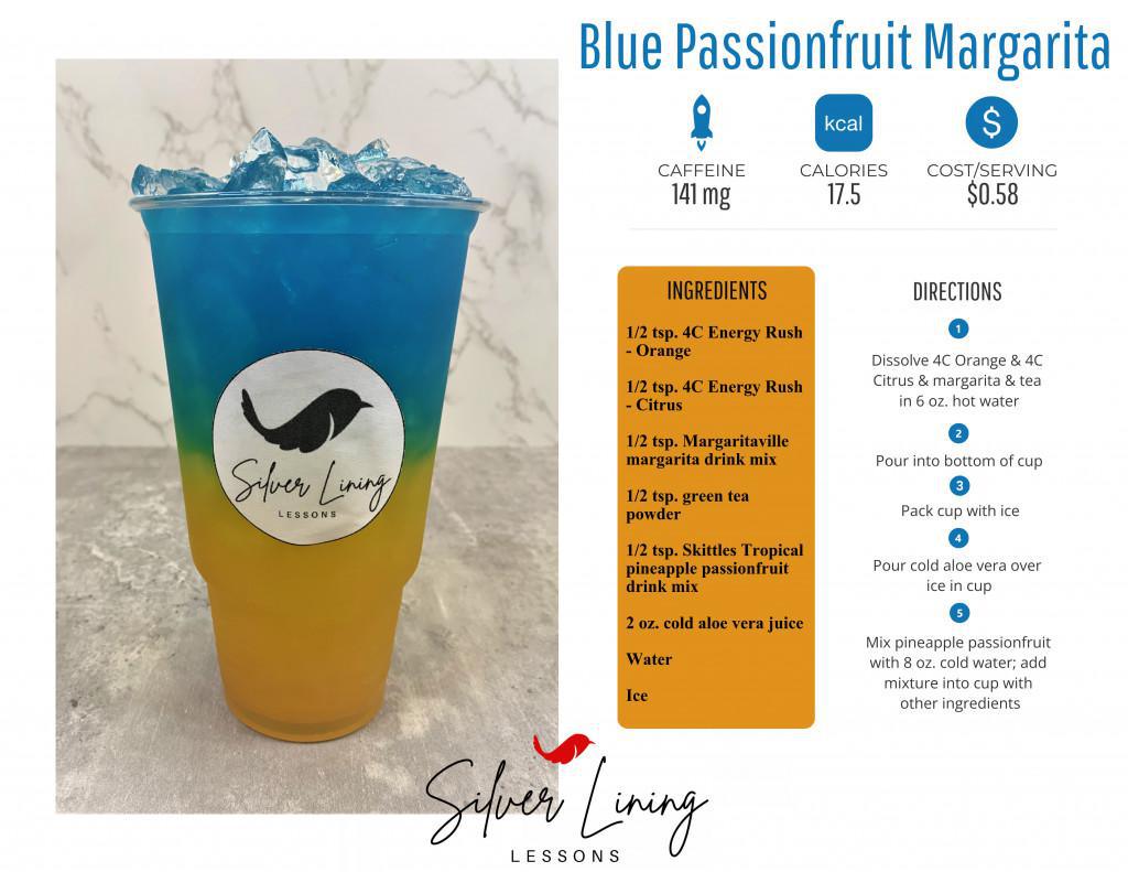 Blue Passionfruit Margarita