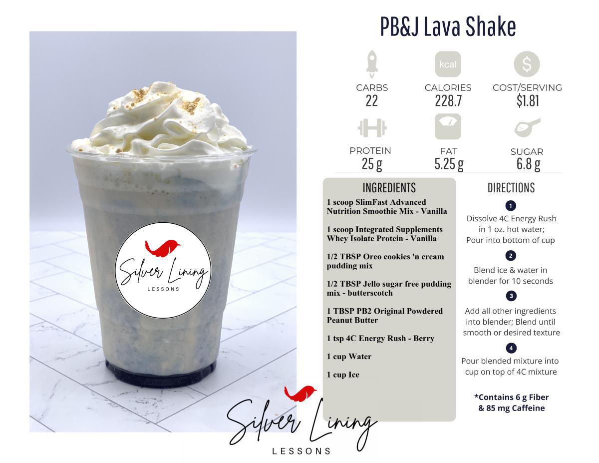 PB&J Lava Shake