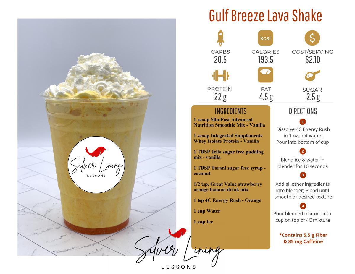 Gulf Breeze Lava Shake