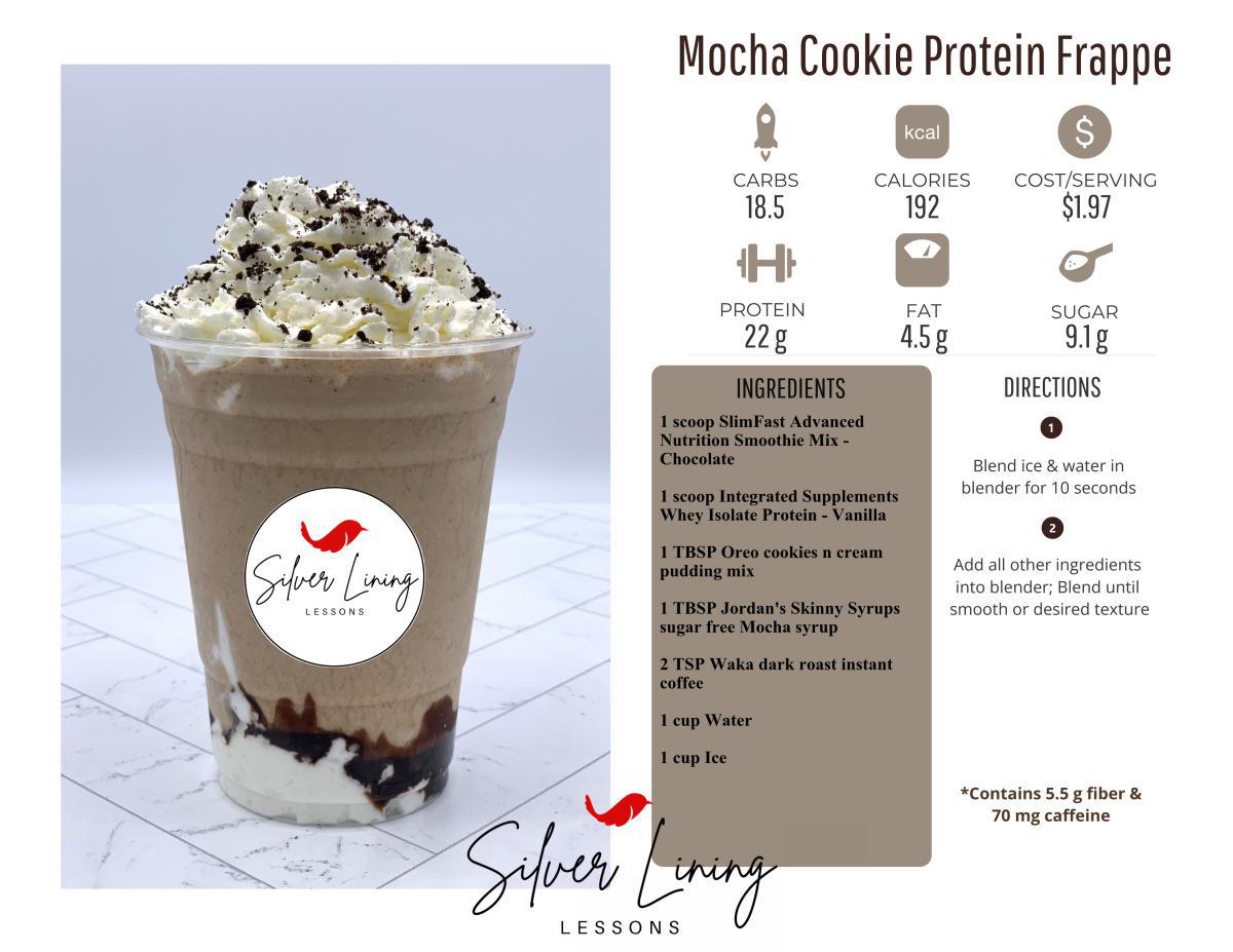 Mocha Cookie Protein Frappe