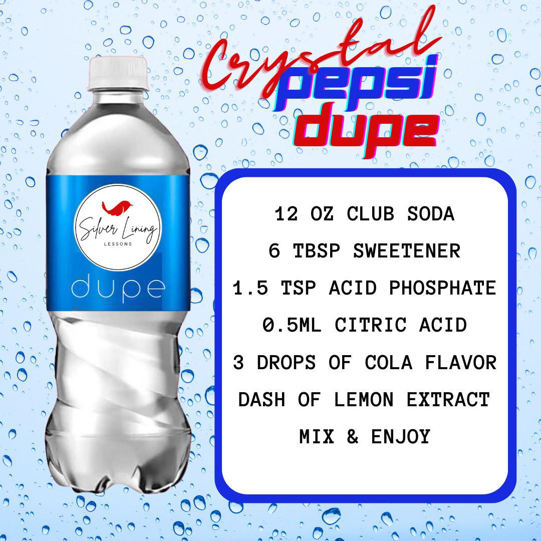 Crystal Pepsi Dupe