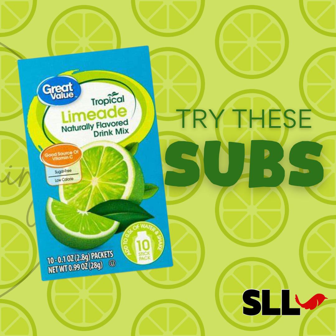 Subs: Great Value Tropical Limeade