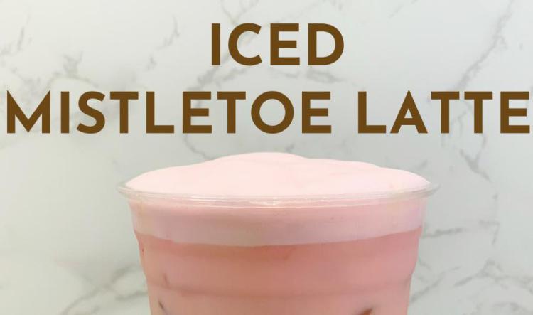 Iced Mistletoe Latte