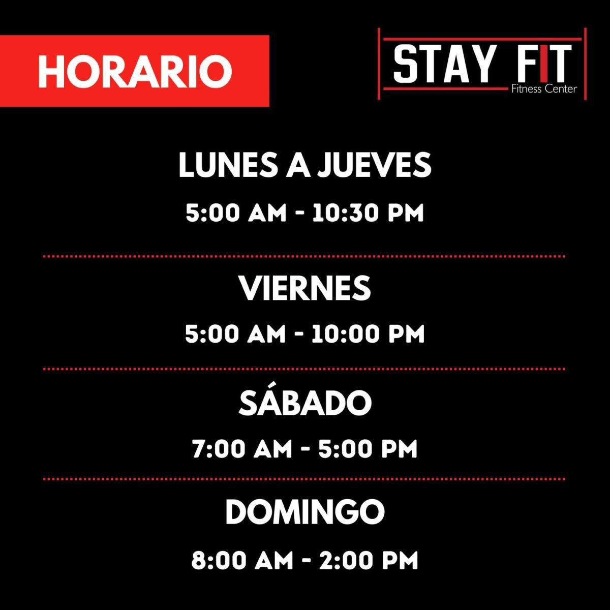 Horarios de clases grupales