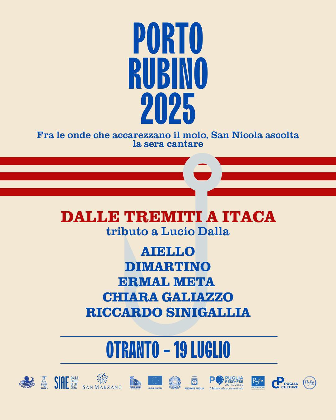Da Lucio al mare - Festival Itinerante Porto Rubino 
