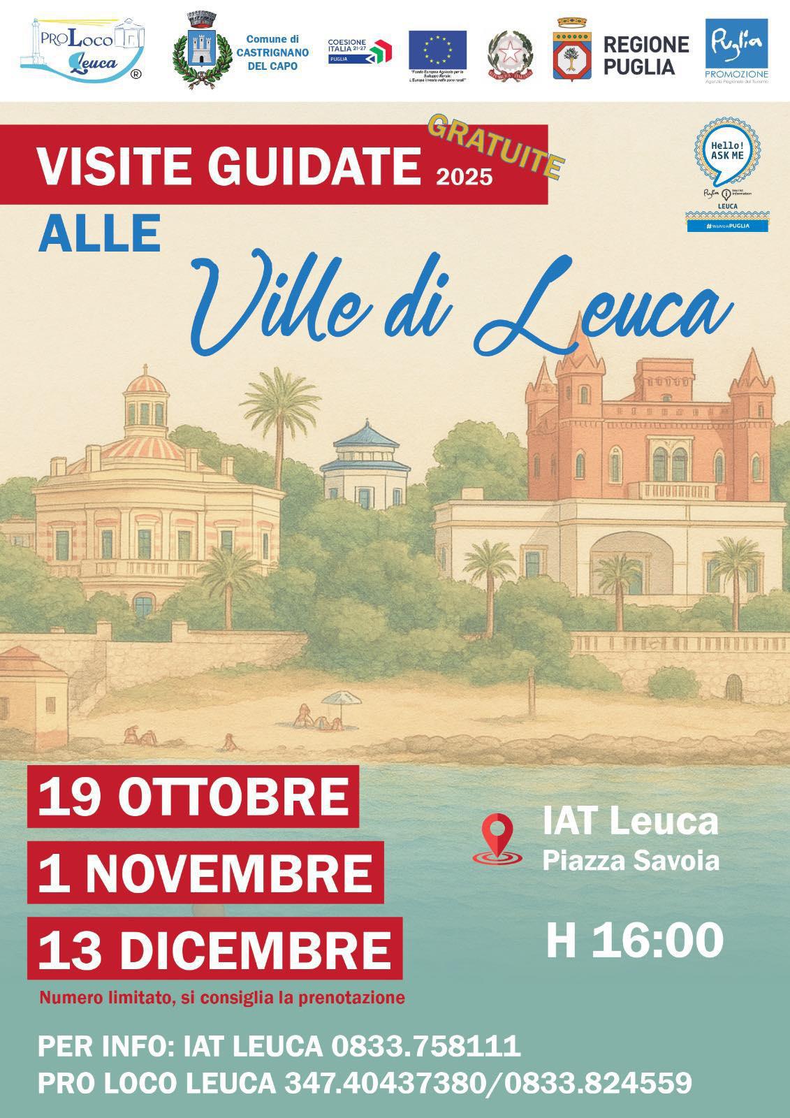 Ville di Leuca - visita Guidata