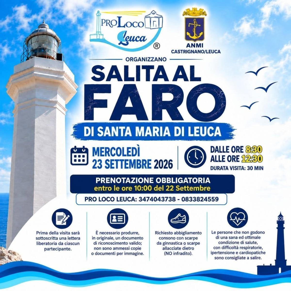 Salita al faro di Santa Maria di Leuca