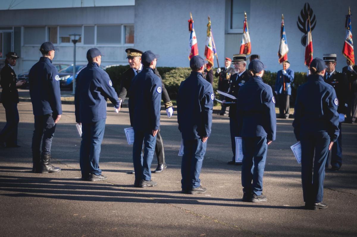 Cérémonie de fin de formation des Cadets de la Gendarmerie des Landes - Session 2022/2023