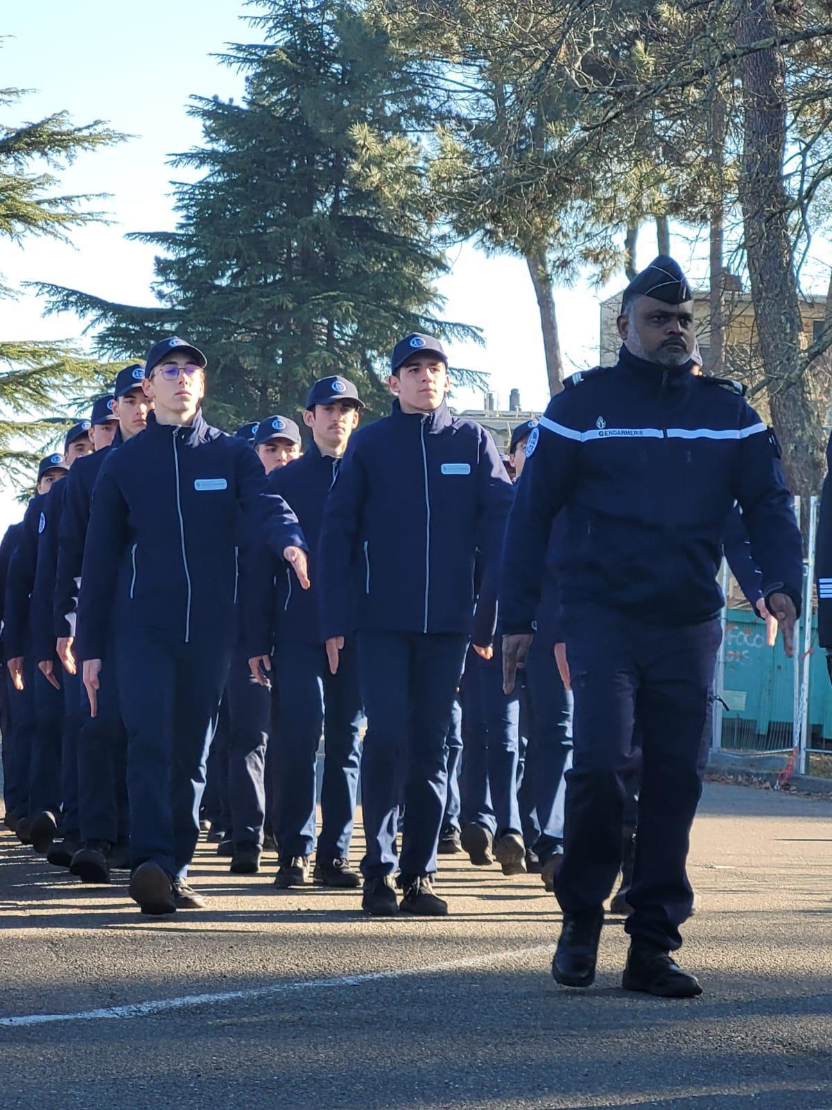 Cérémonie de fin de formation des Cadets de la Gendarmerie des Landes - Session 2022/2023