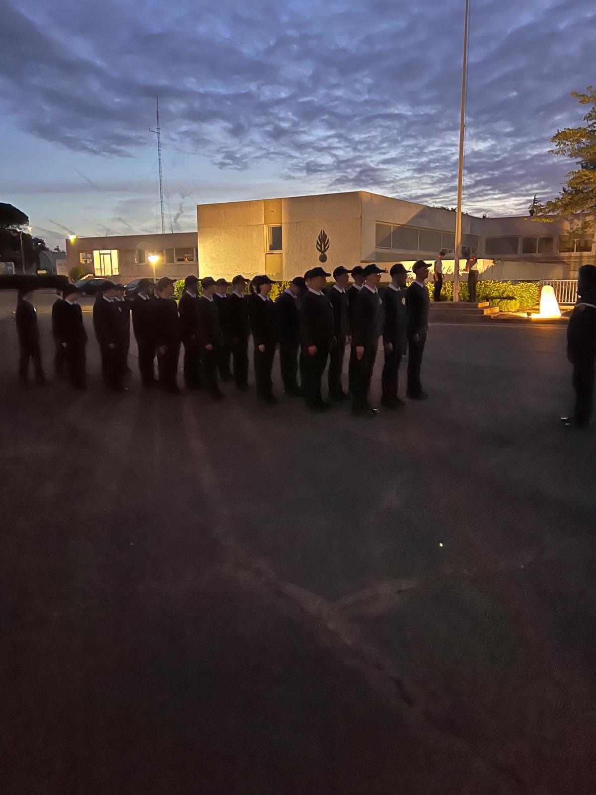 CADETS DE LA GENDARMERIE DES LANDES - DEBUT DE 2d JOUR DE LA SESSION 2023 DES CADETS