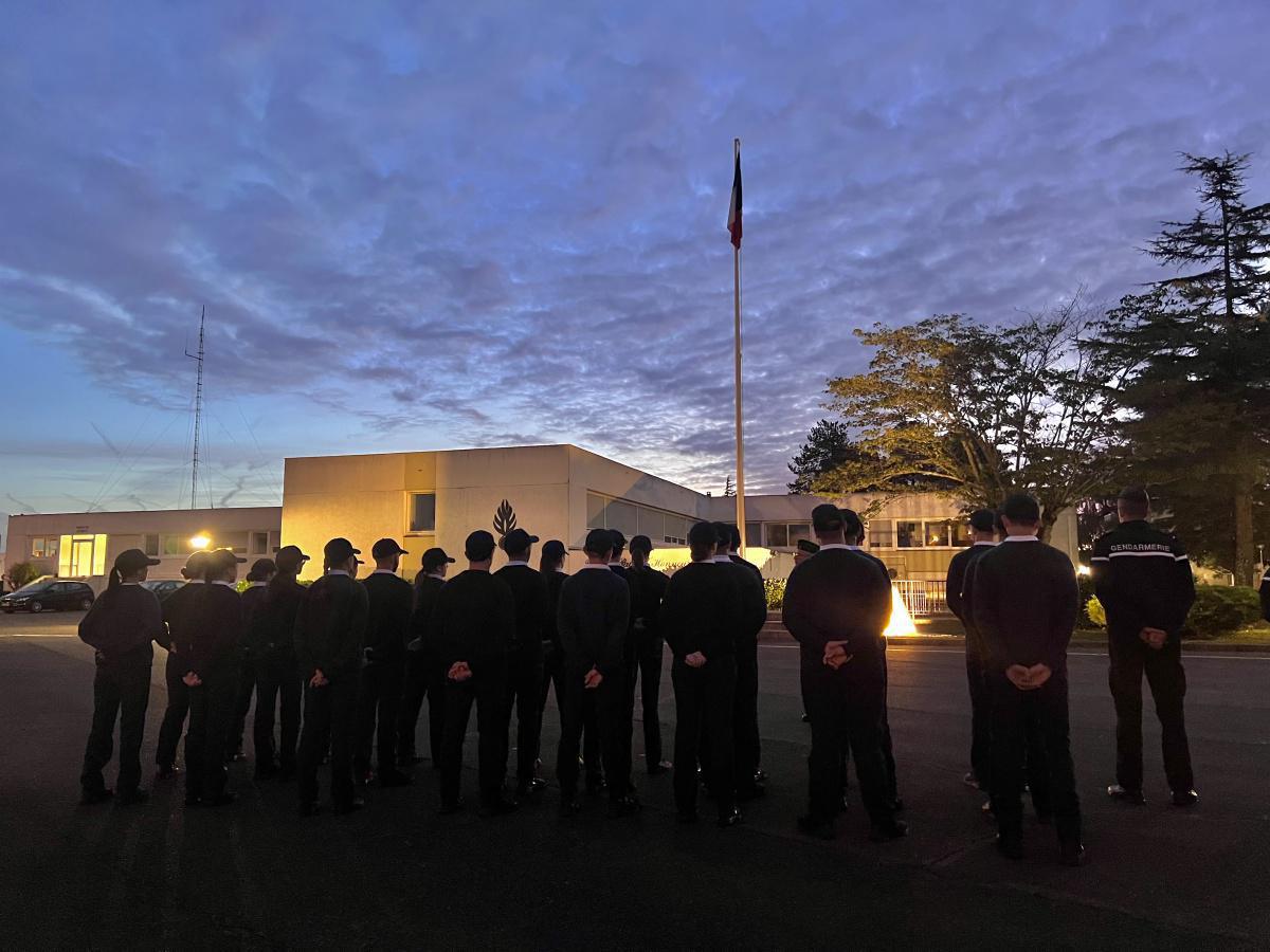 CADETS DE LA GENDARMERIE DES LANDES - DEBUT DE 2d JOUR DE LA SESSION 2023 DES CADETS