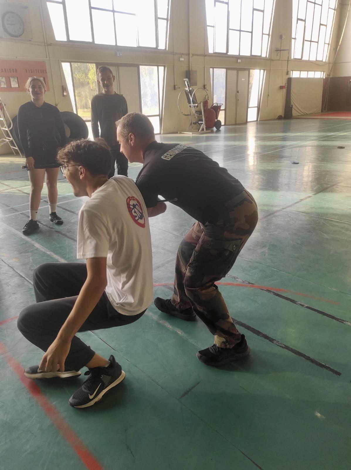 CADETS DE LA GENDARMERIE DES LANDES - DEBUT DE 2d JOUR DE LA SESSION 2023 DES CADETS