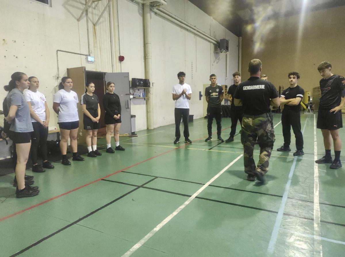 CADETS DE LA GENDARMERIE DES LANDES - DEBUT DE 2d JOUR DE LA SESSION 2023 DES CADETS