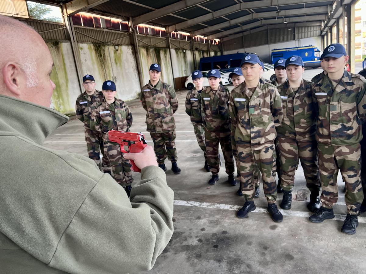 Formation des Cadets de la Gendarmerie des Landes 20 février 2024