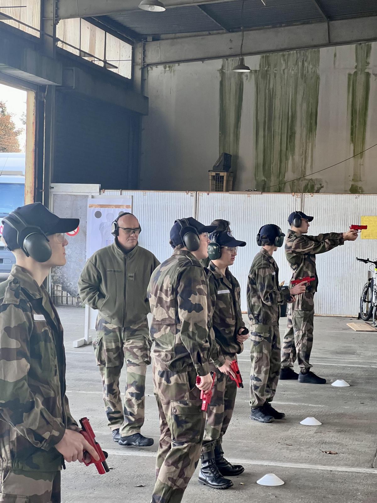 Formation des Cadets de la Gendarmerie des Landes 20 février 2024