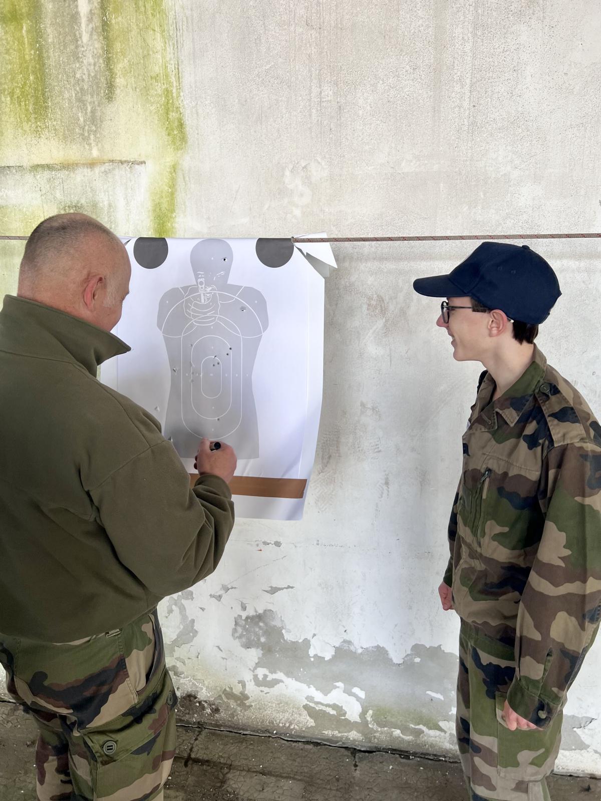 Formation des Cadets de la Gendarmerie des Landes 20 février 2024