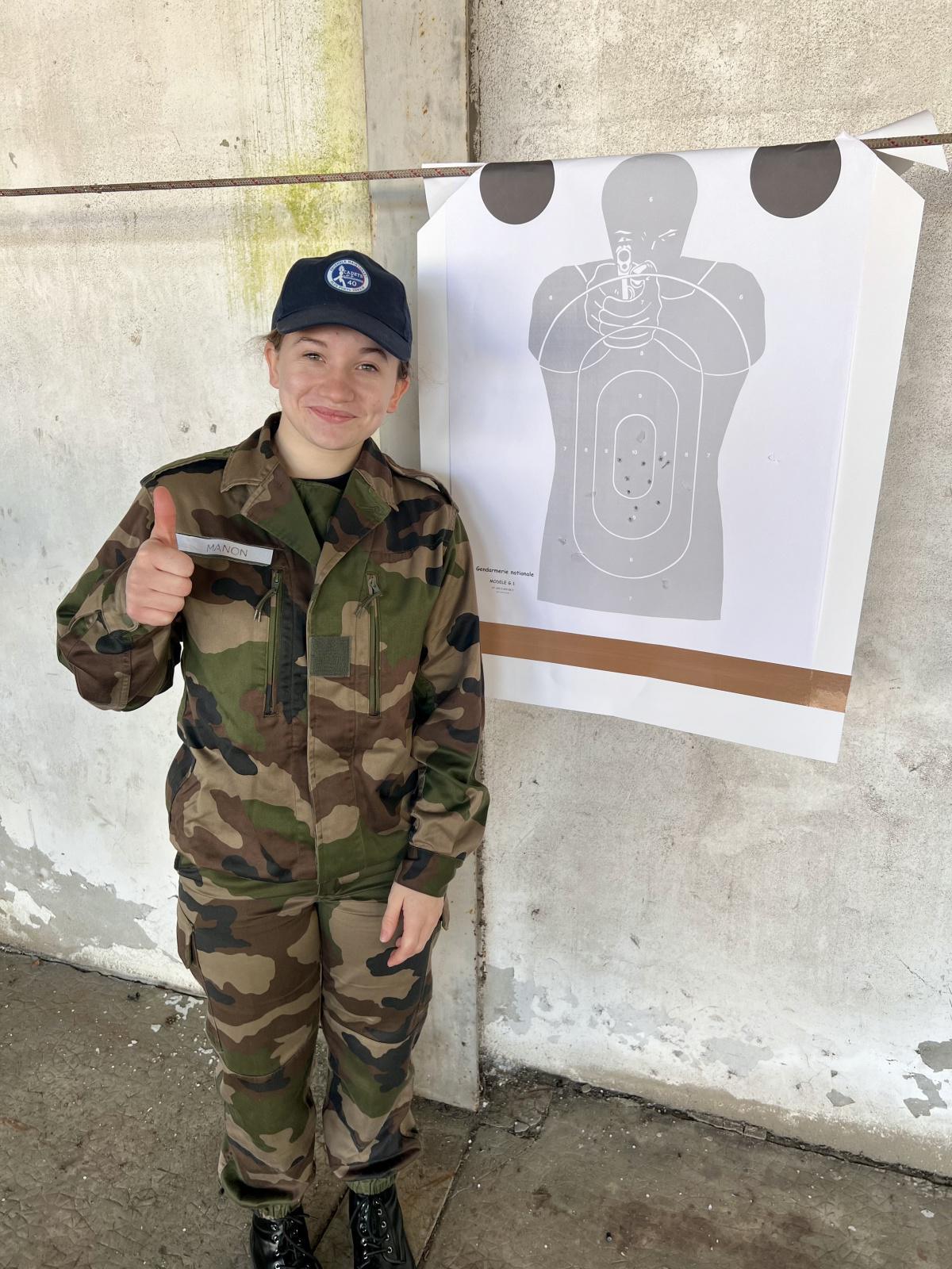 Formation des Cadets de la Gendarmerie des Landes 20 février 2024